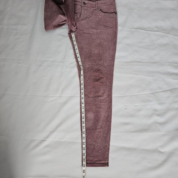 Old Navy Women's Mid Rise VELVET Mauve Rockstar Skinny Jeans Size 6 - Picture 13 of 14